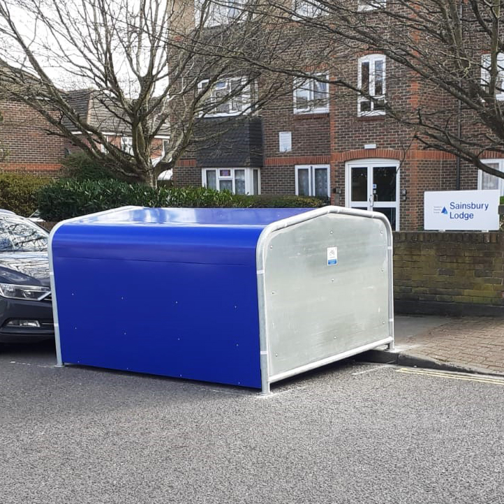 FalcoPod Bike Hangar Trial Portsmouth Council